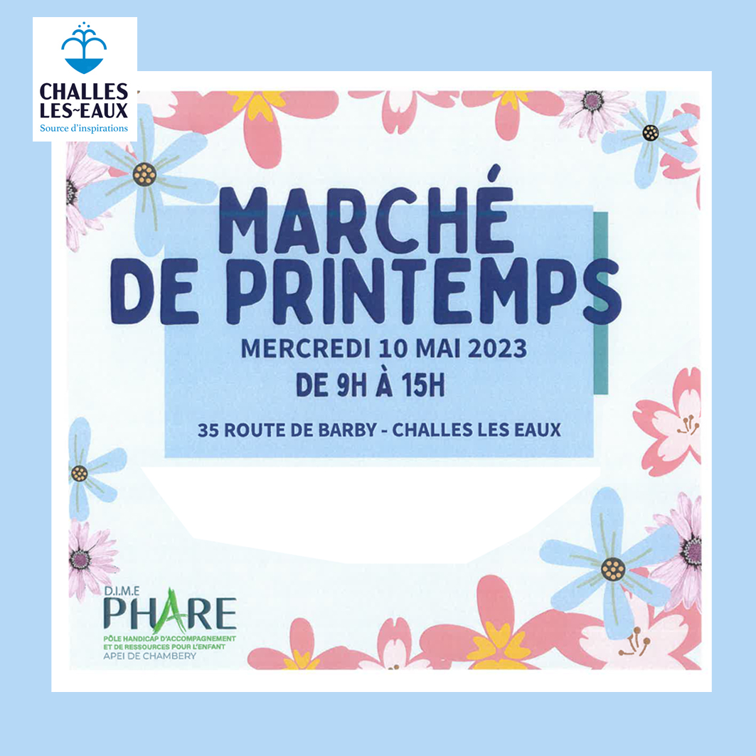 Marché de printemps à l’IME « Le Bourget »